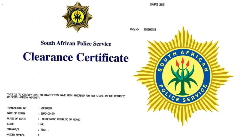 SAPS Police Clearance 