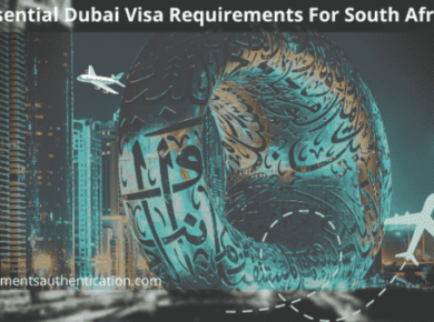 Dubai Visa Requirements For South Africa